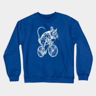 SEEMBO Mouse Cycling Bicycle Cyclist Bicycling Biking Bike Crewneck Sweatshirt